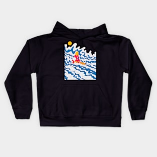 Surfer girl Kids Hoodie